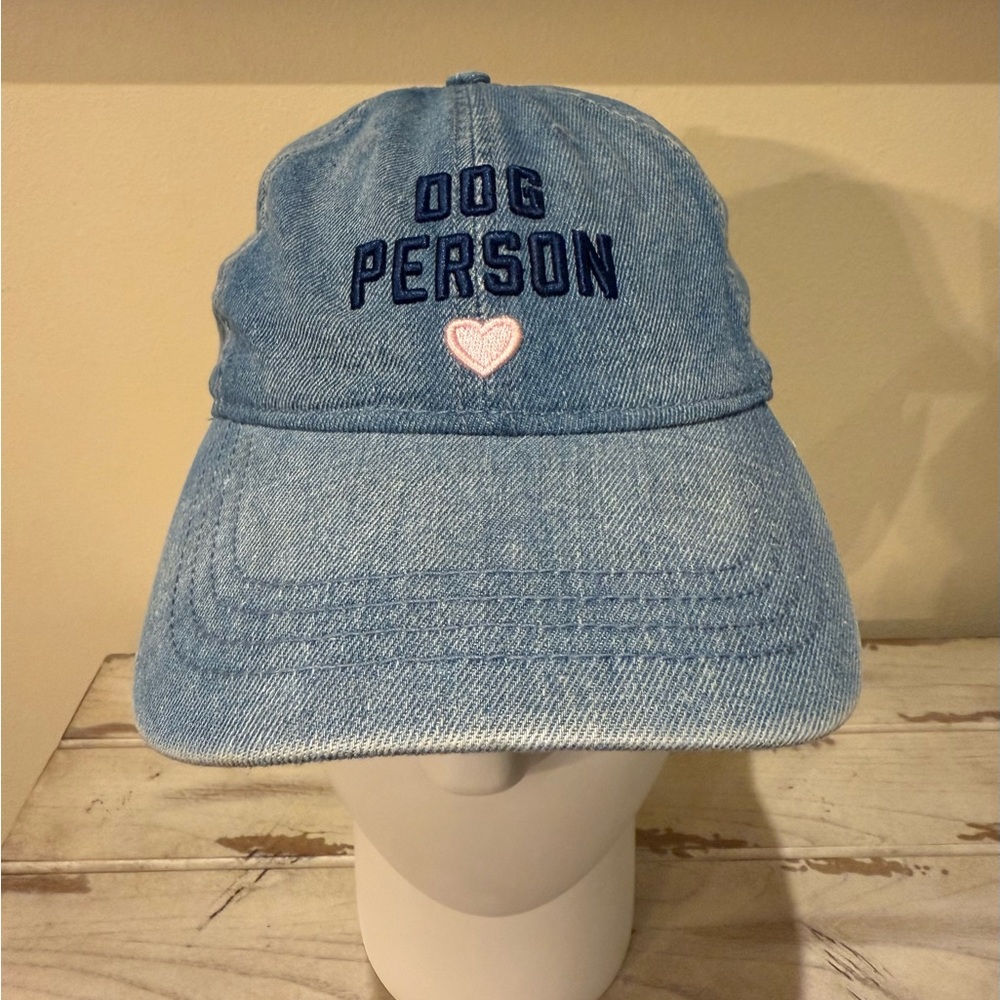 Dog Person Denim Hat Adjustable